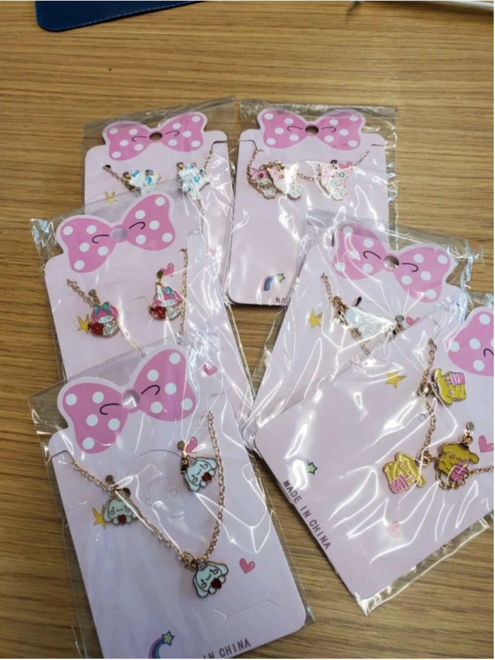 💞🐾Hello Kitty + Friends Magic 🌸💖 Sweetest Set Ever 6 jewerly set
